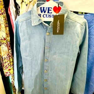 Long sleeve, US Size 4 jeans dress